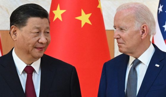 Chinese President Xi Jinping, left, and President Joe Biden, right, meets during the G20 Summit in Nusa Dua, Bali, on Nov. 14, 2022.