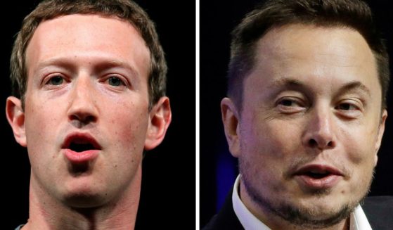 This combo of file images shows Facebook CEO Mark Zuckerberg, left, and Tesla and SpaceX CEO Elon Musk. Elon Musk and Mark Zuckerberg are ready to fight, offline. In a now-viral back-and-forth seen on Twitter and Instagram this week, the two tech billionaires seemingly agreed to a “cage match” face off. (Manu Fernandez, Stephan Savoia / AP)