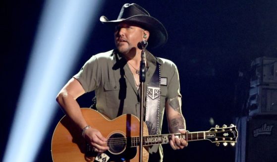 Jason Aldean performs onstage during the 58th Academy Of Country Music Awards at The Ford Center at The Star on May 11 in Frisco, Texas.