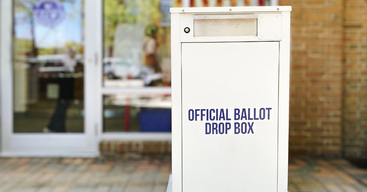 The above image is of a ballot box.