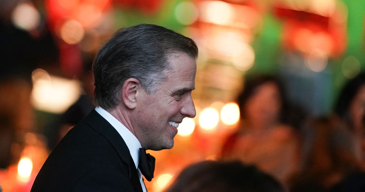 Hunter Biden arrives for an official State Dinner in honor of India's Prime Minister Narendra Modi, at the White House in Washington, D.C., on June 22.