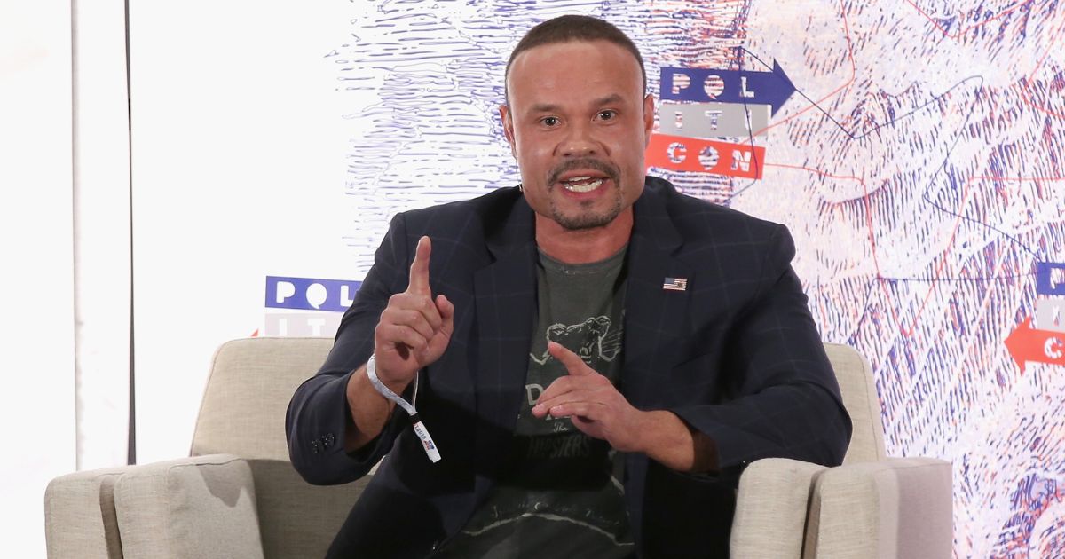 Dan Bongino speaks onstage during Politicon 2018 at Los Angeles Convention Center on Oct. 21, 2018, in Los Angeles.