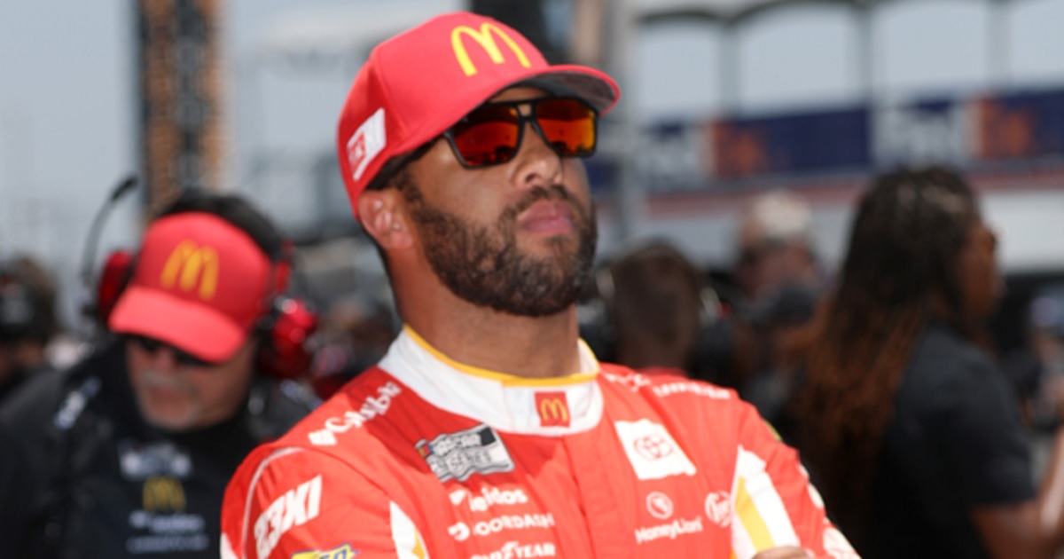 NASCAR driver Bubba Wallace, pictured in a June 24 file photo.