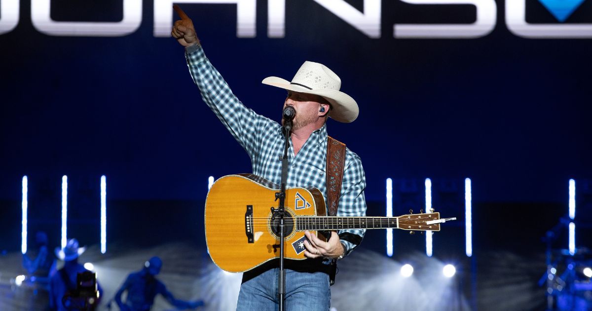 Cody Johnson performs onstage during Country Thunder - Day 1 on July 20 in Twin Lakes, Wisconsin.