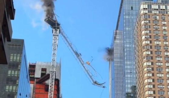 In a post on the X platform, formerly known as Twitter, a user shared the video of a crane collapsing in New York.