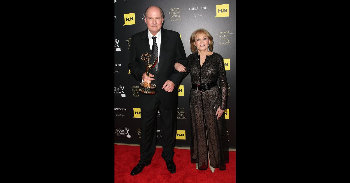 Bill Geddie (L), Life Achievement Award, and Barbara Walters attend the 39th Annual Daytime Entertainment Emmy Awards at The Beverly Hilton Hotel on June 23, 2012 in Beverly Hills, California.