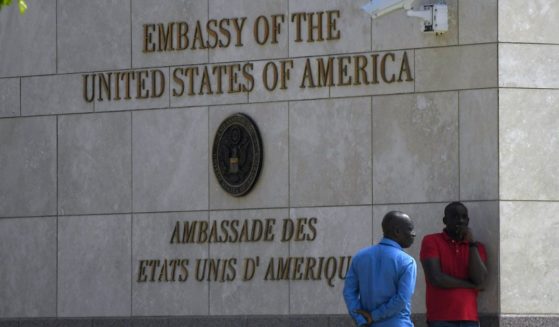 The U.S. embassy in Port-au-Prince, Haiti, on Oct. 27, 2021.
