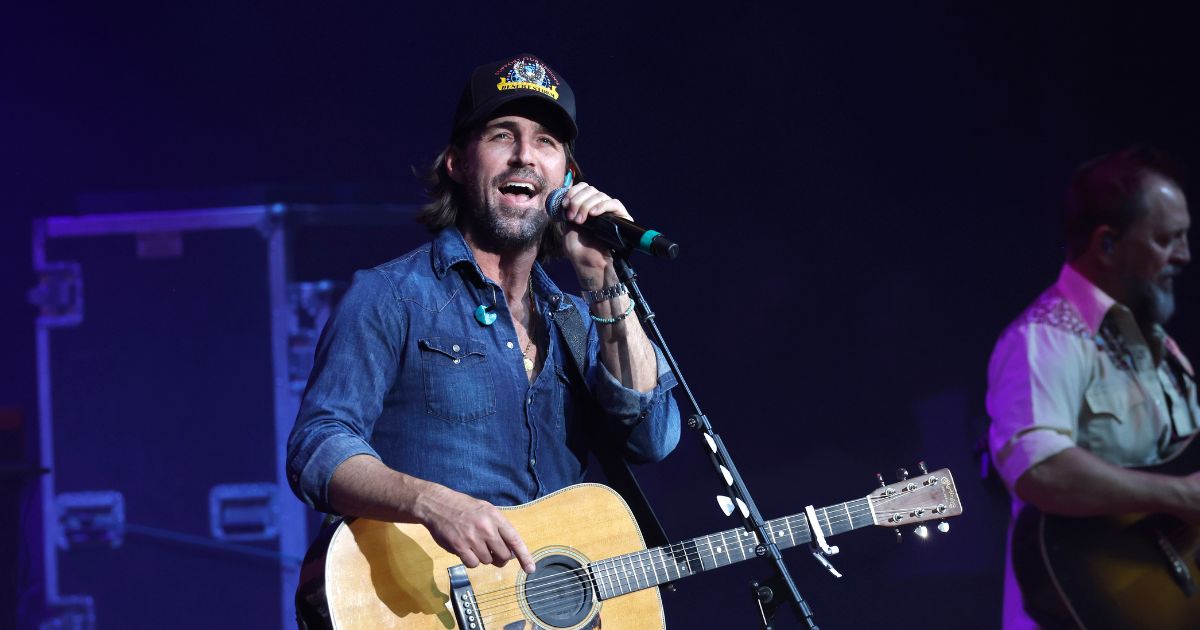 Jake Owen performs on stage during the 14th Annual Darius and Friends Concert benefiting St. Jude Children's Research Hospital at the Ryman Auditorium on June 5, 2023 in Nashville, Tennessee.