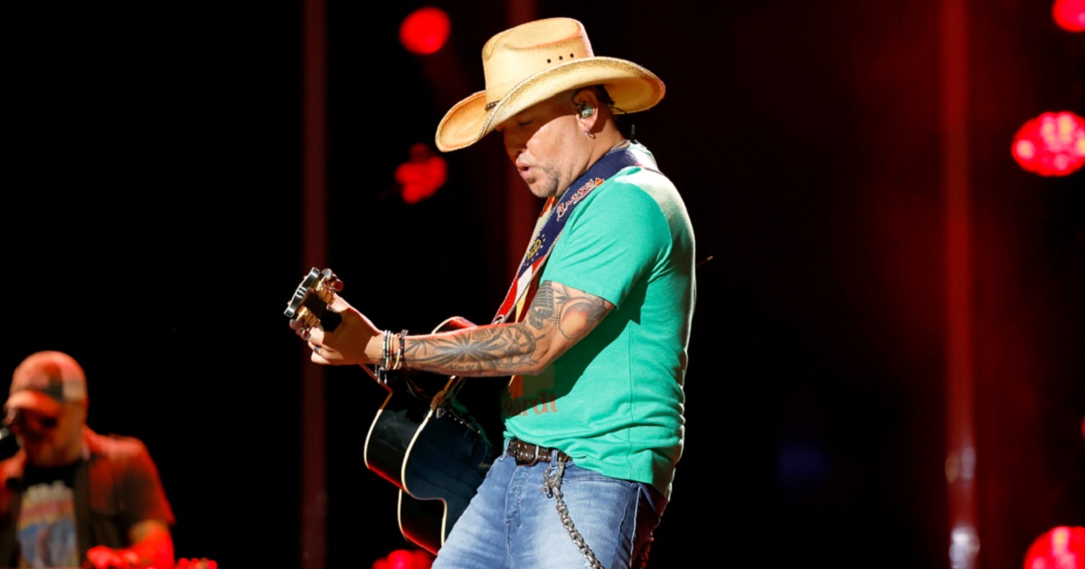 Country music's Jason Aldean performs June 10 at Nissan Stadium in Nashville, Tennessee.