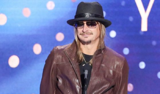 Musician Kid Rock speaks at the 2019 CMT Artists of the Year ceremony at Schermerhorn Symphony Center in Nashville, Tennessee.