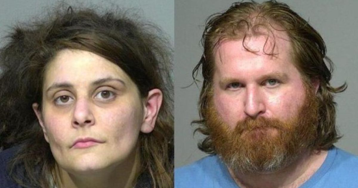This Twitter screen shot shows Katie Koch (L), who is facing four felony counts and two misdemeanors, and Joel Manke (R), who is facing four felony counts.