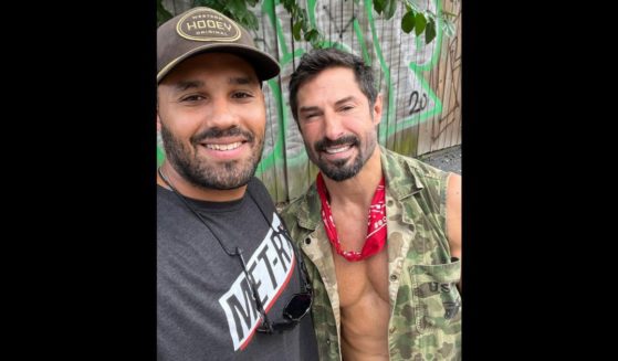 Jacksonville Jaguars strength coach Kevin Maxen, left, becomes the first ever US mens’ major sports coach to come out as gay.