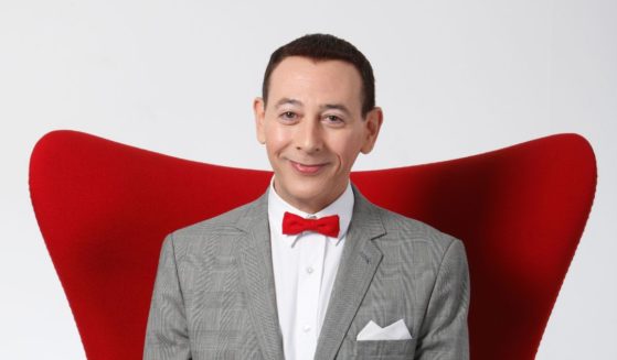 Actor Paul Reubens, dressed as Pee-wee Herman, poses for a portrait to promote the play "The Pee-wee Herman Show" on Dec. 7, 2009, in Los Angeles.