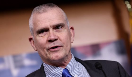 Rep. Matt Rosendale (R-MN) speaks at a press conference on the debt limit and the Freedom Caucus's plan for spending reduction at the U.S. Capitol on March 28 in Washington, D.C.