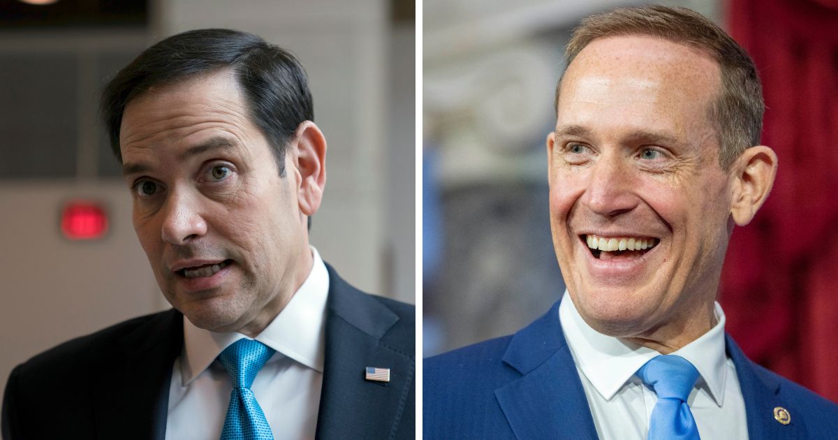 Republican Senators Marco Rubio, left, and Ted Budd, right, recently showed support to push for stronger rules against LGBT activity in the country’s military.