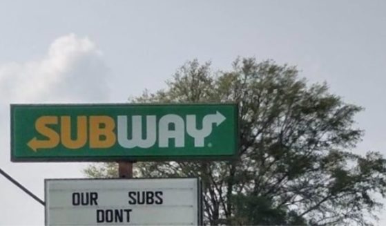 A Subway sign is seen in Rincon, Georgia.