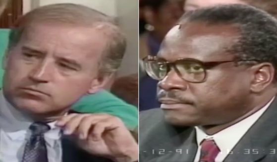 Though Clarence Thomas, right, faced many critics during his 1991 confirmation hearing to the U.S. Supreme Court, including then-Sen. Joe Biden, he stood his ground.