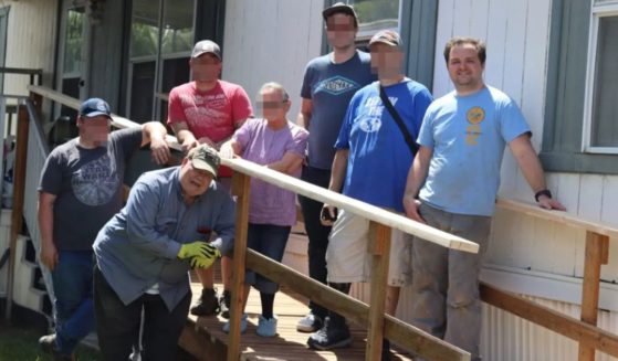 Craig Robertson had recently organized an effort to build a wheelchair ramp for a neighbor.