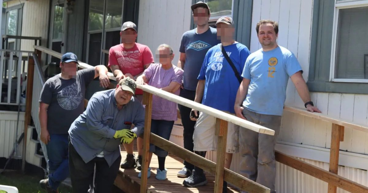 Craig Robertson had recently organized an effort to build a wheelchair ramp for a neighbor.