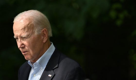 President Joe Biden speaks during a news conference at Camp David in Maryland on Friday.