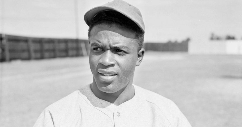 Jackie Robinson is pictured on March 4, 1946, in Sanford, Florida. Robinson is one of several athletes who have used their platform for Christ.