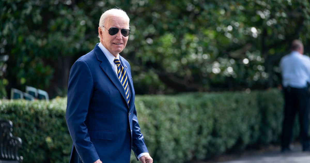 President Joe Biden walks to board Marine One on the South Lawn of the White House in Washington, D.C., on Tuesday.