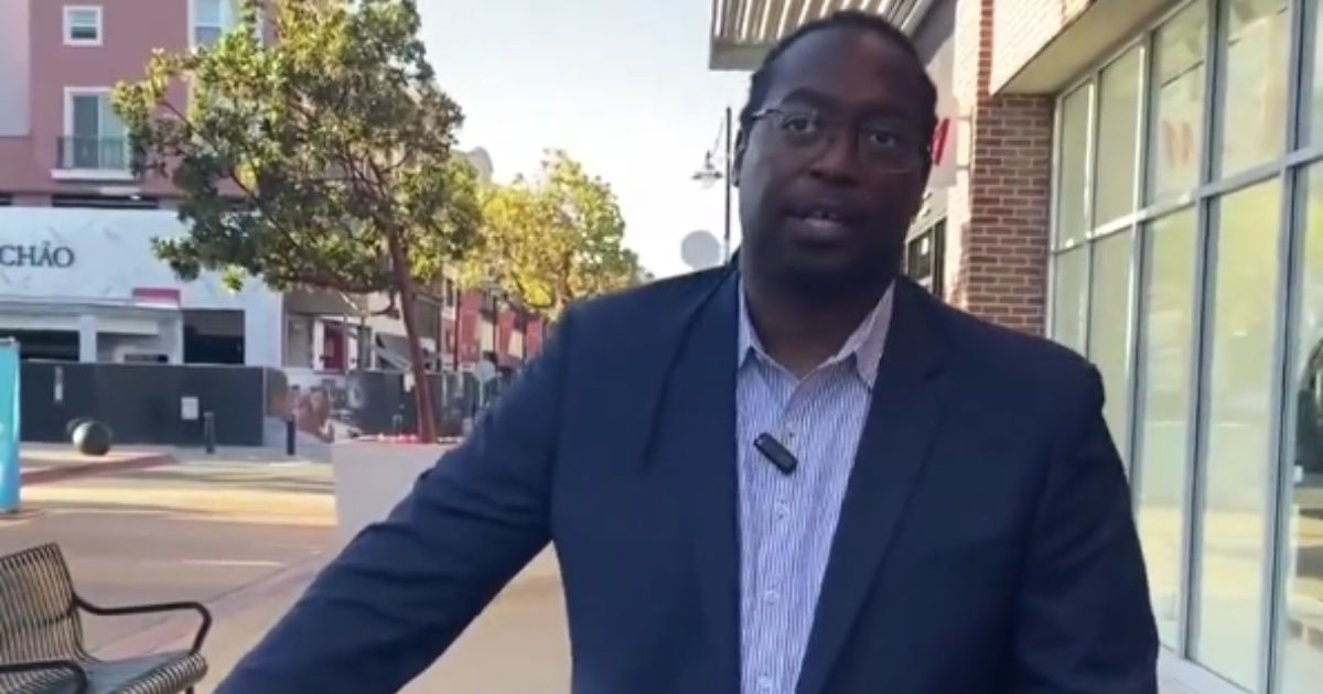 Kalimah Priforce, a Democratic councilman in Emeryville, California, talks with KPIX-TV about an incident where teens got into a brawl at a local mall.