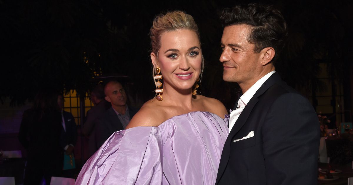 Katy Perry and Orlando Bloom attend Variety's Power of Women in Los Angeles on Sept. 30, 2021.