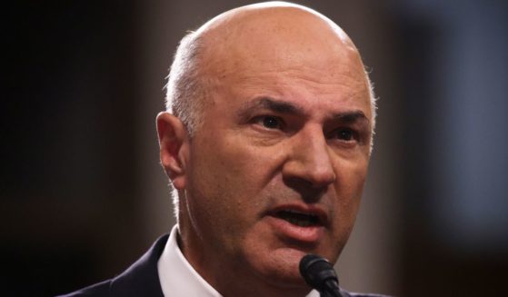 Kevin O’Leary testifies during a hearing before Senate Banking, Housing, and Urban Affairs Committee in Washington, D.C., on Dec. 14, 2022.