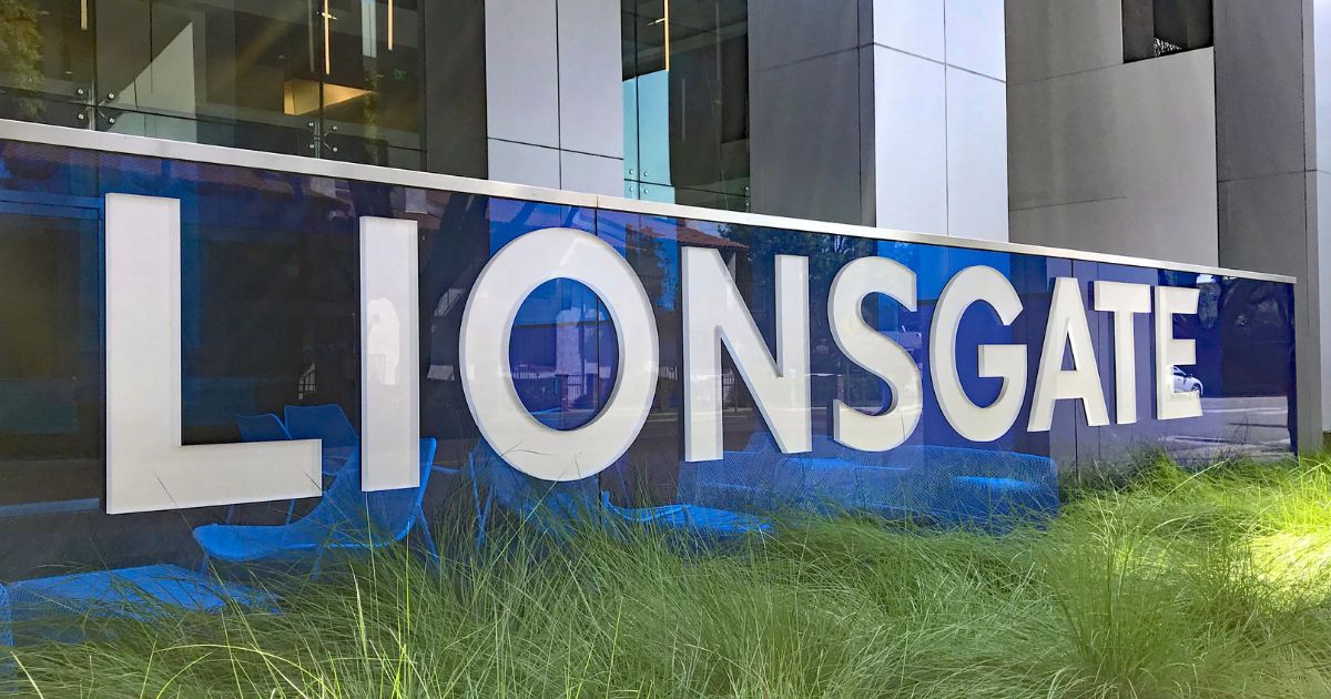 A Lionsgate sign is seen in the above stock image.