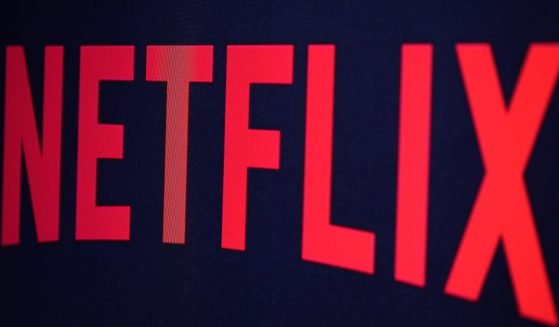 The Netflix logo is seen on Sept. 19, 2014, in Paris.