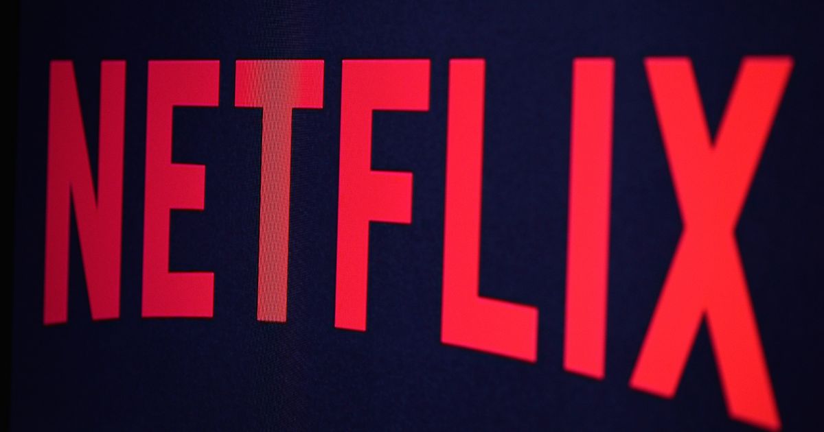 The Netflix logo is seen on Sept. 19, 2014, in Paris.
