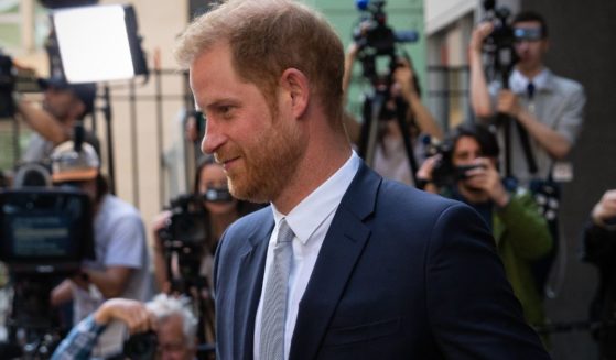 Prince Harry, Duke of Sussex, leaves after giving evidence in a trial on June 7 in London.