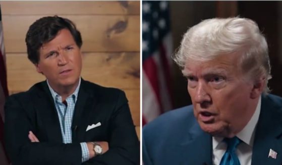 Tucker Carlson questions Donald Trump in an interview released Wednesday on X.