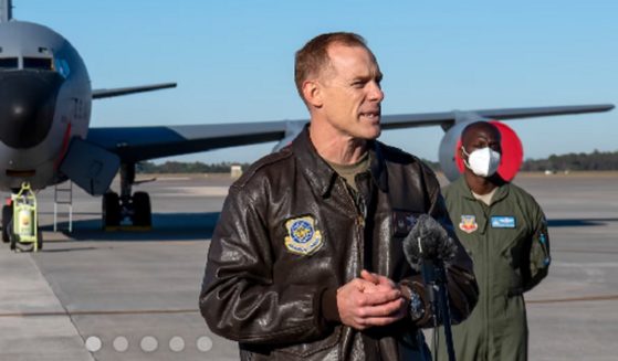 Air Force Col. Ben Jonsson is pictured in a 2021 photo at MacDill Air Force Base in Tampa, Florida.