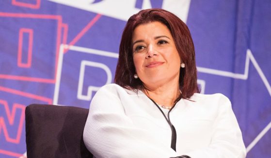 Ana Navarro attends Politicon at The Pasadena Convention Center in Pasadena, California, on Aug. 30, 2017.