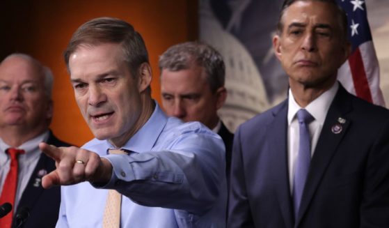 U.S. Rep. Jim Jordan (R-OH) speaks during a news conference on “FBI whistleblower testimony” at the U.S. Capitol on May 18, 2023 in Washington, DC.