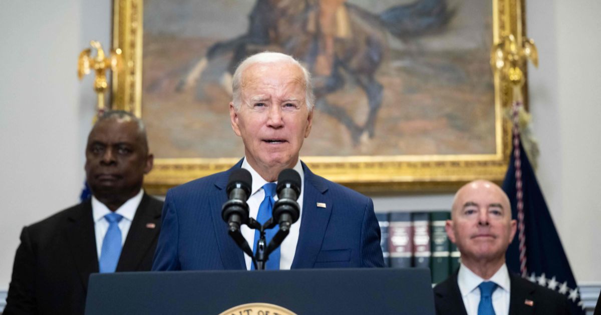 President Joe Biden speaks about the government response and recovery efforts in Maui, Hawaii, and the ongoing response on Hurricane Idalia, in the Roosevelt Room of the White House in Washington, D.C., on Wednesday.