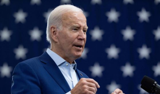 President Joe Biden speaks on how "Bidenomics" is helping clean energy and manufacturing, at Arcosa Wind Towers in Belen, New Mexico, on Wednesday.