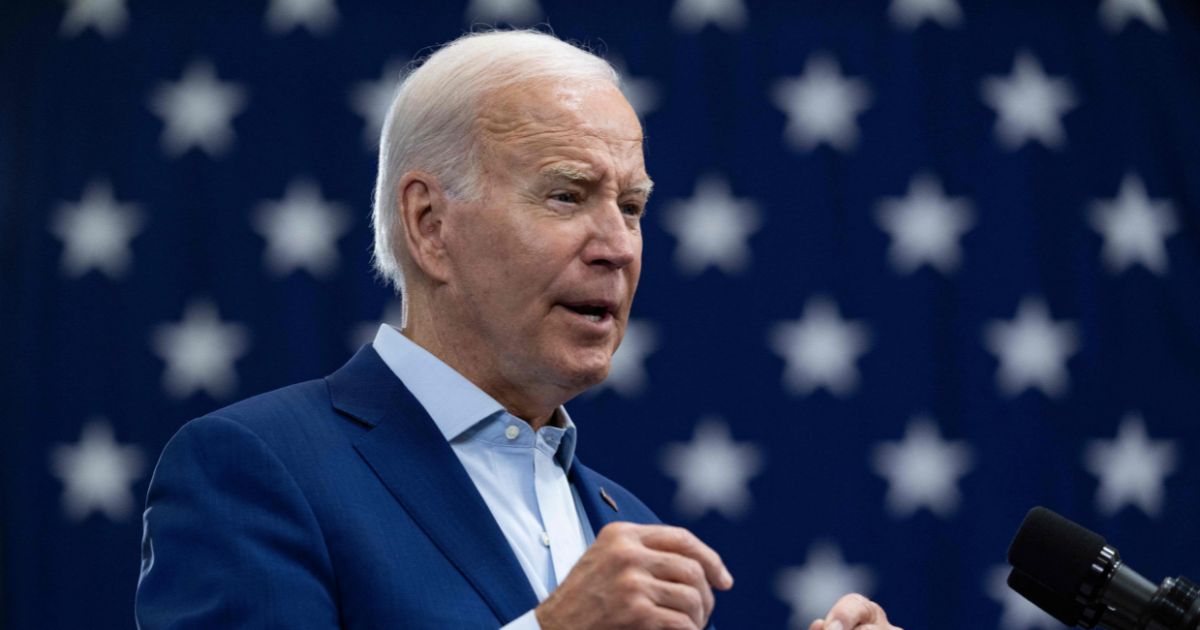 President Joe Biden speaks on how "Bidenomics" is helping clean energy and manufacturing, at Arcosa Wind Towers in Belen, New Mexico, on Wednesday.