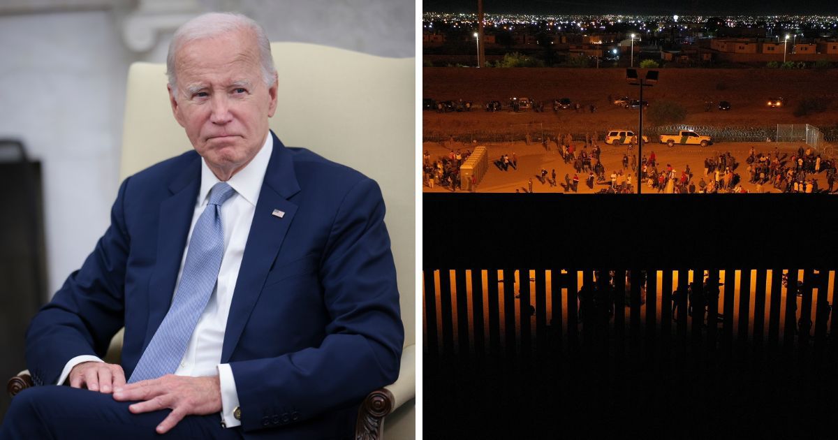 President Joe Biden, left, and his administration’s border recently found itself in a gun battle with illegal immigrant smugglers that wore body armor and shot at U.S. agents.