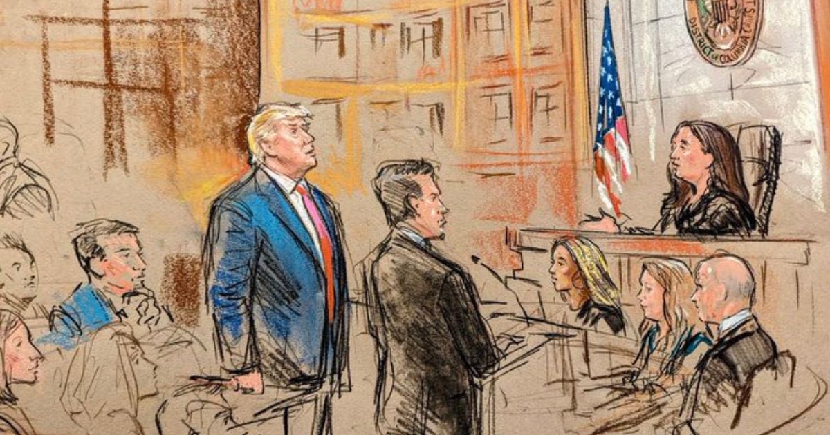 Former President Donald Trump was arraigned in Washington, D.C., on Thursday.