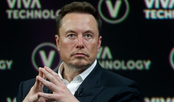 Chief Executive Officer of SpaceX and Tesla and owner of Twitter, Elon Musk attends the Viva Technology conference dedicated to innovation and startups at the Porte de Versailles exhibition centre on June 16 in Paris.