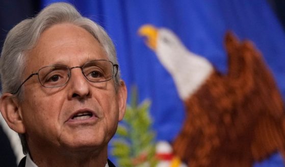 U.S. Attorney General Merrick Garland delivers a statement at the U.S. Department of Justice in Washington, D.C., on Friday.