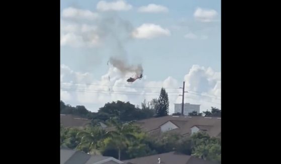 On a recent video from X, formerly Twitter, a Broward Sheriff’s Office Fire Rescue helicopter is shown crashing in Pompano Beach, Florida, early on Monday morning.