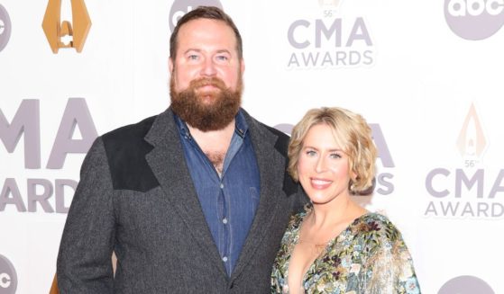 Ben Napier and Erin Napier attend The 56th Annual CMA Awards at Bridgestone Arena on Nov. 9, 2022, in Nashville.