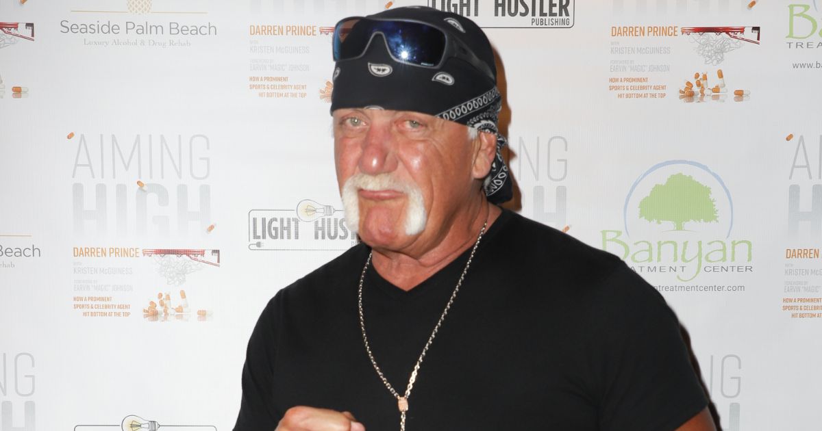 Hulk Hogan poses at an event on Oct. 8, 2018, in Miami, Florida. Hogan recently recounted his scary fentanyl experience on “The Joe Rogan Experience” podcast.