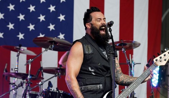 John Cooper of Skillet performs on FOX News Channel's "Fox & Friends" All-American Summer Concert Series outside Fox News Channel Studios at Fox News Studios on June 30, 2023 in New York City.