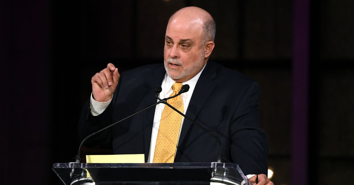 Inductee Mark Levin speaks on stage during Radio Hall Of Fame 2018 Induction Ceremony at Guastavino's on Nov. 15, 2018, in New York City.