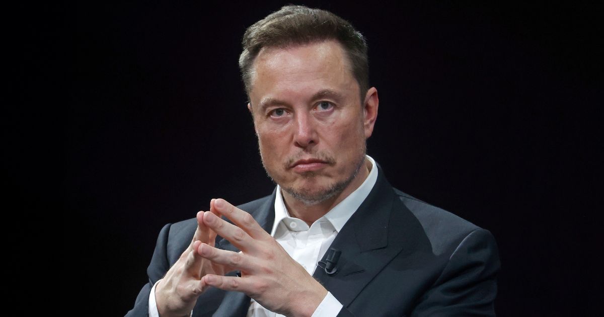 Elon Musk attends the Viva Technology conference at the Porte de Versailles Exhibition Center on June 16, in Paris, France. Musk’s change to being anti-woke may be attributed to his transgender son.